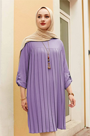 Aura Printanière : Tunique Moderne Mauve