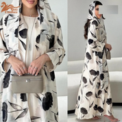 Abaya Florale Élégance Intemporelle