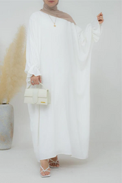 Simplicité Chic : Abaya Classique (foulard inclus)